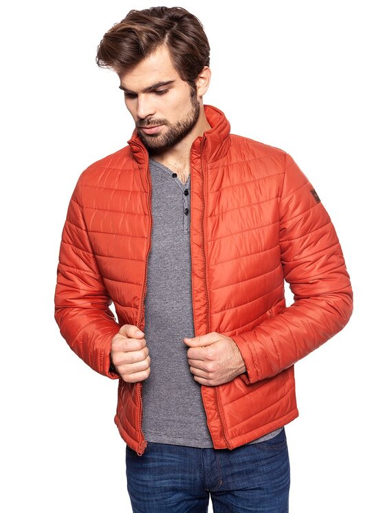 Wrangler Wrangler Giubbotto invernale THE THERMAL Rosso Slim Fit