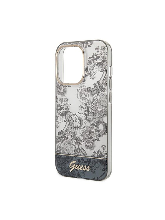Guess Guess Etui na telefon Porcelain Collection Szary