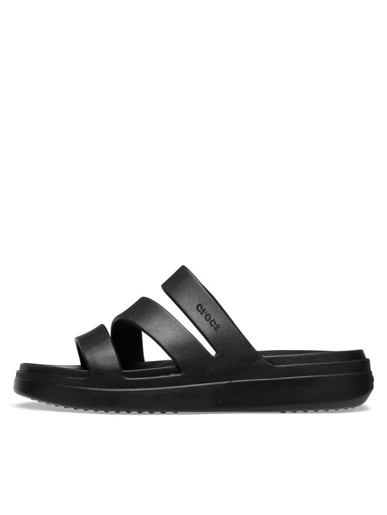 Crocs Crocs Чехли Getaway Strappy Sandal W 209587 Черен
