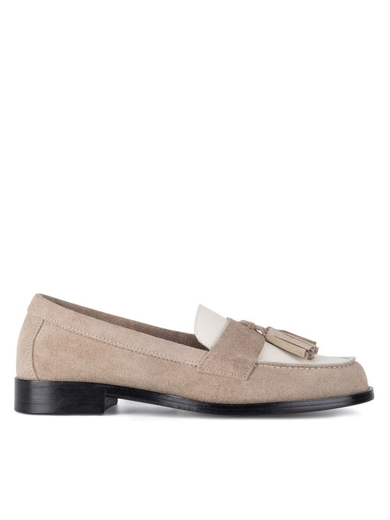 GINO ROSSI Gino Rossi Loafersy ELISA-E25-26390 Béžová