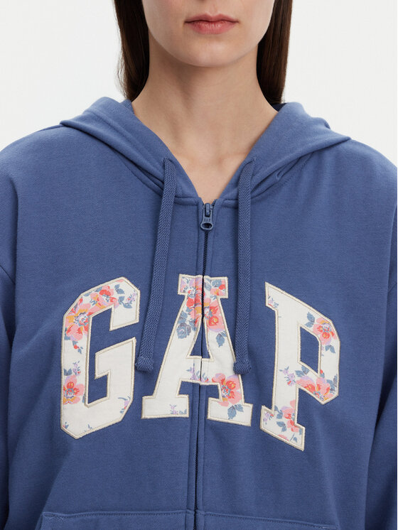 Gap Gap Pulóver 727433-06 Kék Relaxed Fit