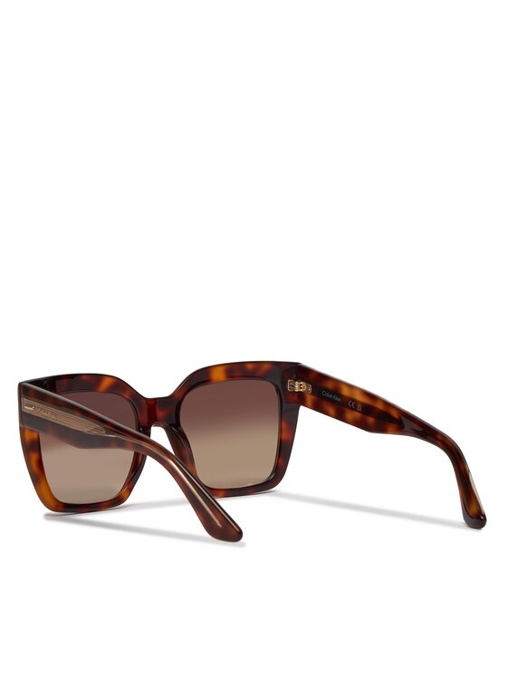 Calvin Klein Calvin Klein Okulary przeciwsłoneczne CK23508S Brązowy