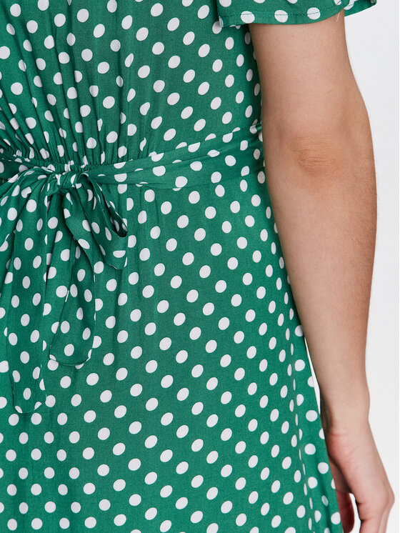 Volcano Volcano Vasarinė suknelė G-Hariet L08331-S23 Žalia Regular Fit