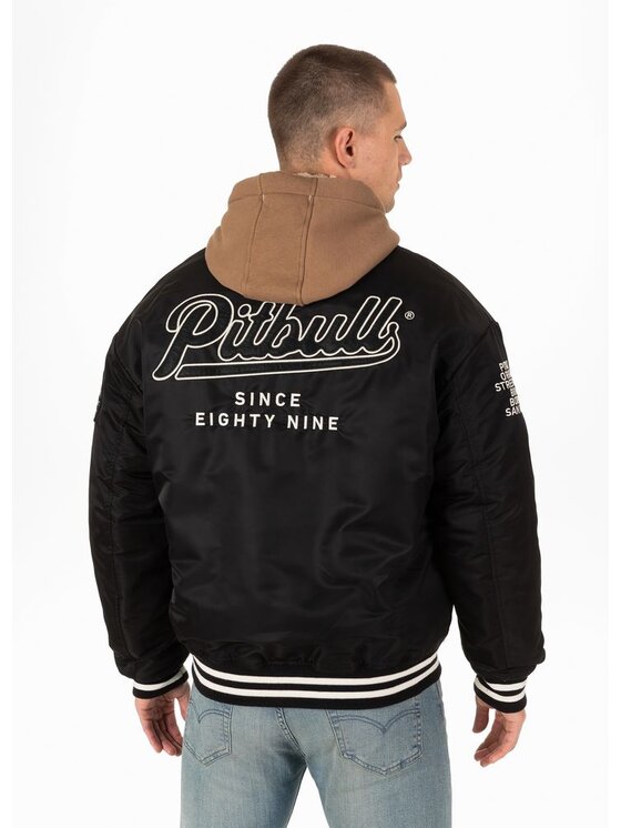 PITBULL PITBULL Kurtka przejściowa Kurtka Czarny Regular Fit