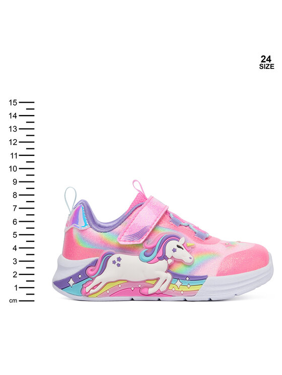 Skechers Skechers Tossud S-Lights - Unicorn Chaser 302298N/PKMT Roosa