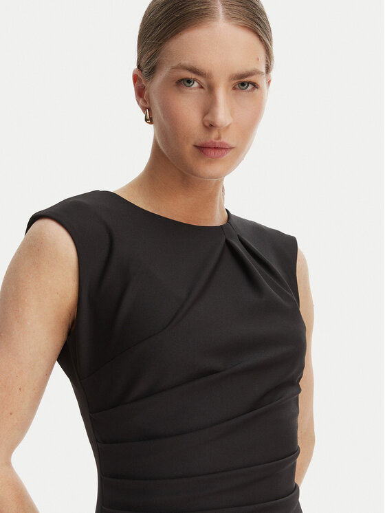 Rinascimento Rinascimento Abito da cocktail CFC0127683003 Nero Slim Fit