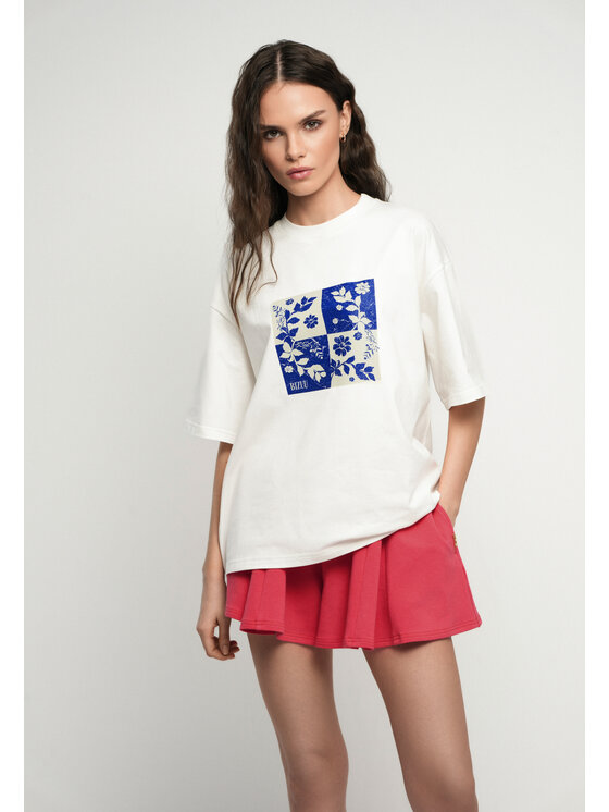BIZUU BIZUU Top COURT Bílá Standard Fit