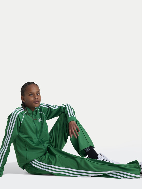 adidas adidas Džemperis ar kapuci adicolor SST IY7458 Zaļš Regular Fit