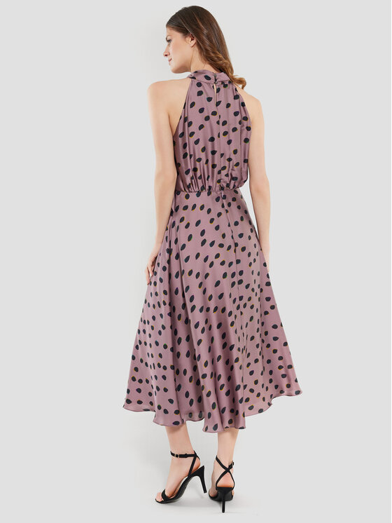 Swing Swing Koktel haljina 5AE04900 Ljubičasta Regular Fit