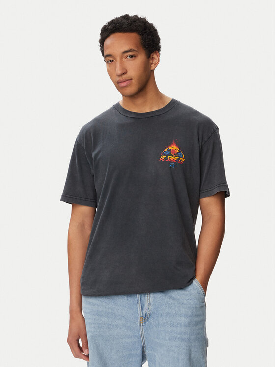 DC Shoes DC Shoes T-krekls Free Fall ADYZT05466 Melns Regular Fit