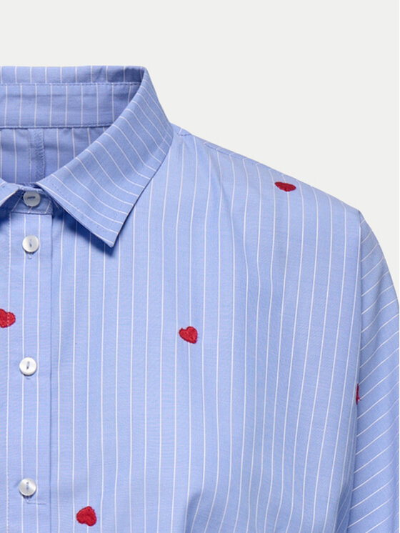 ONLY ONLY Camicia 15344336 Blu Box Fit