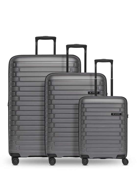 Pactastic Pactastic Komplet walizek 292588 Szary