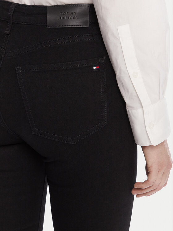 Tommy Hilfiger Tommy Hilfiger Farmer WW0WW46720 Fekete Slim Fit