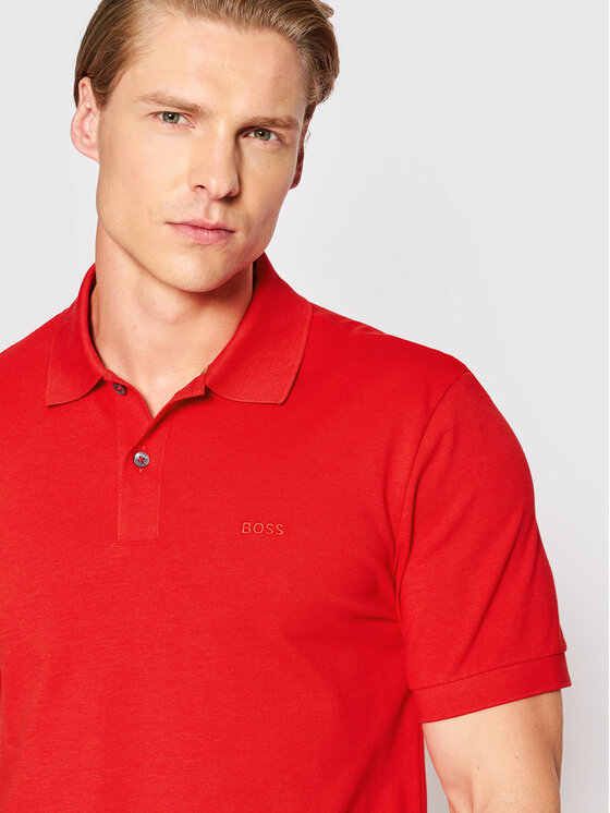BOSS Boss Polokošeľa Pallas 50468362 Červená Regular Fit