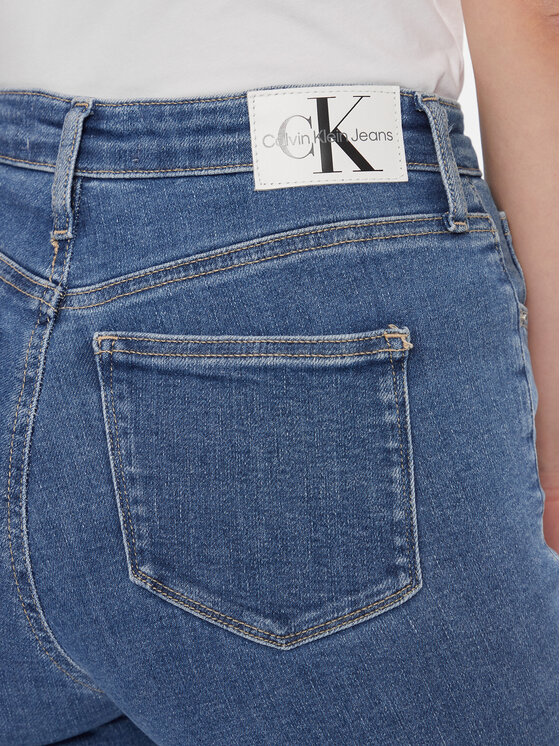 Calvin Klein Jeans Calvin Klein Jeans Jeans hlače High Rise Skinny J20J223311 Modra Skinny Fit