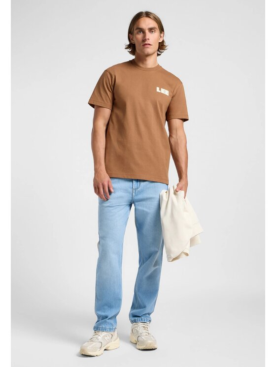Lee Lee Jeansy CARPENTER Niebieski Loose Fit