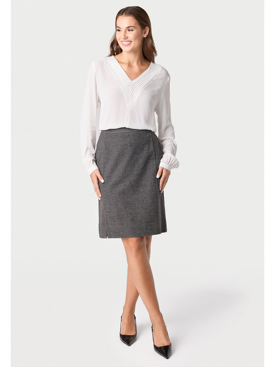 QUIOSQUE QUIOSQUE Sukně QUIOSQUE 7VS001201 Šedá Regular Fit