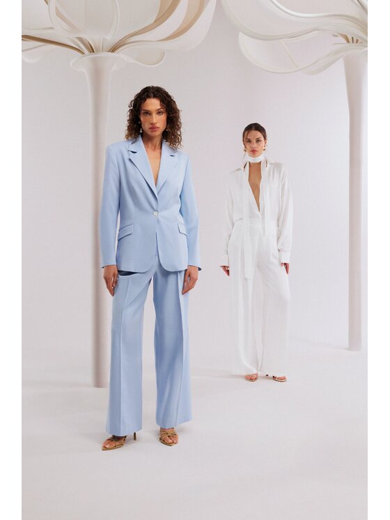 LE POSSÉ LE POSSÉ Σακάκι MZMT Ανοιχτό μπλε Tailored Fit