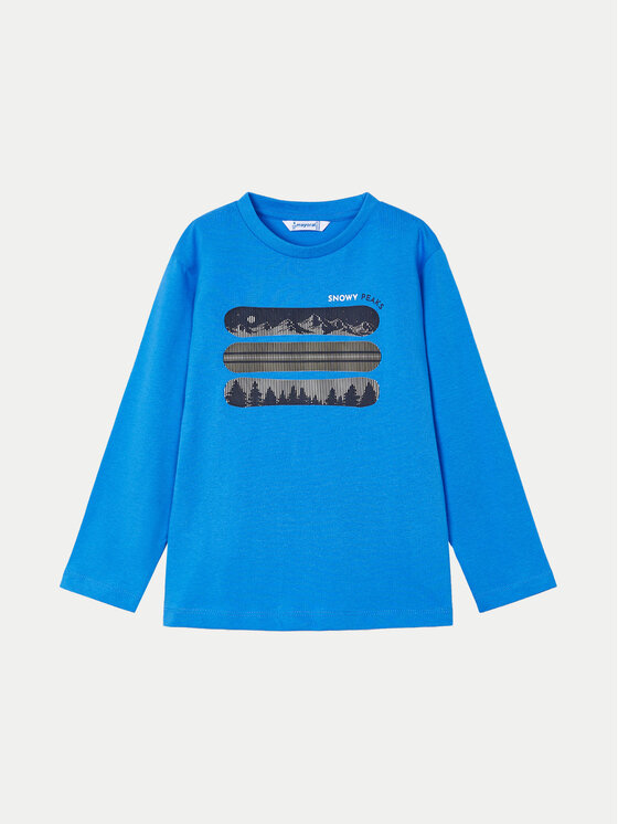 Mayoral Mayoral Bluse 4055 Blau Regular Fit