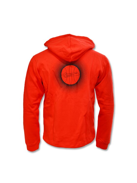 Nike Nike Bluza Kyrie Irving Full-Zip Hoodie Czerwony Standard Fit
