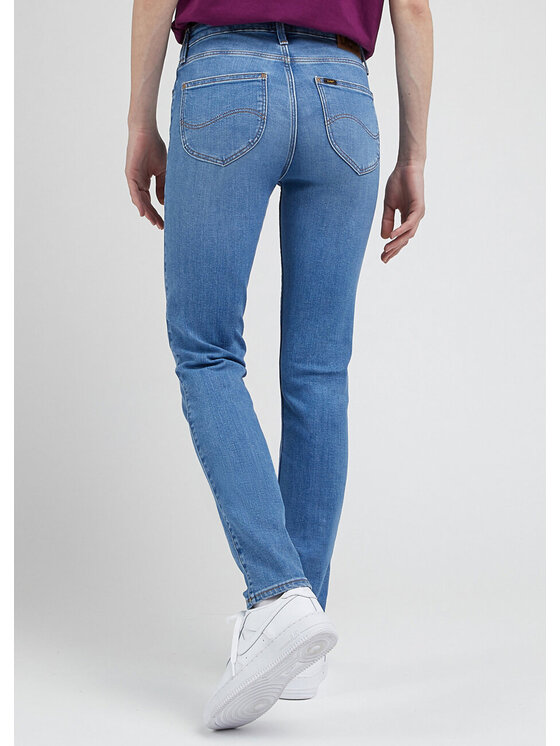 Lee Lee Jeansy ELLY Niebieski Skinny Fit