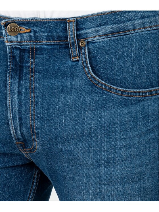 Lee Lee Jeansy Rider Niebieski Slim Fit