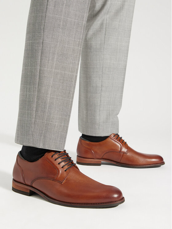 Clarks Clarks Nizki čevlji Craftarlo Lace 26177697 Rjava