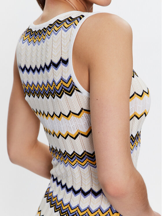 Morgan Morgan Rochie tricotată 231-RMARTI Écru Regular Fit