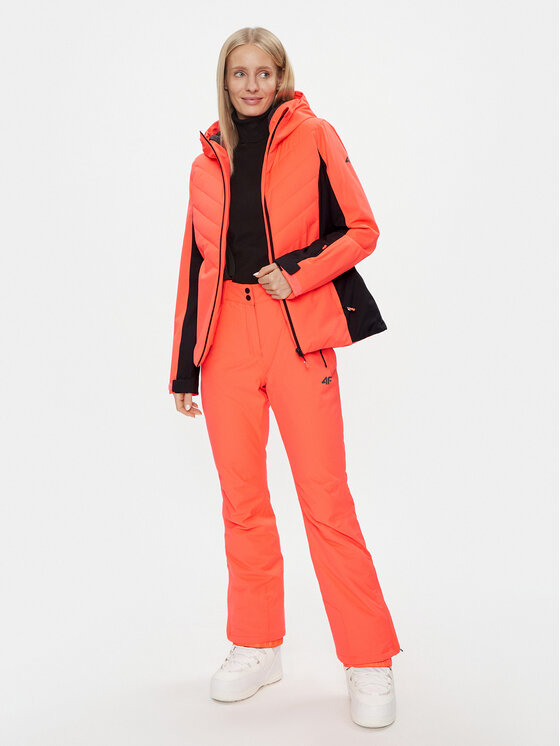4F 4F Geacă de schi 4FAW23TJACF122 Coral Regular Fit