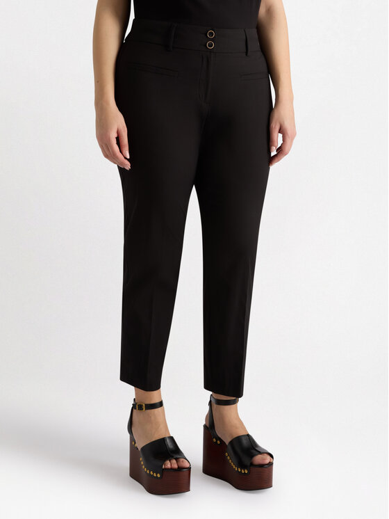 Fiorella Rubino Fiorella Rubino Pantaloni di tessuto P949L202112N033 Nero Regular Fit