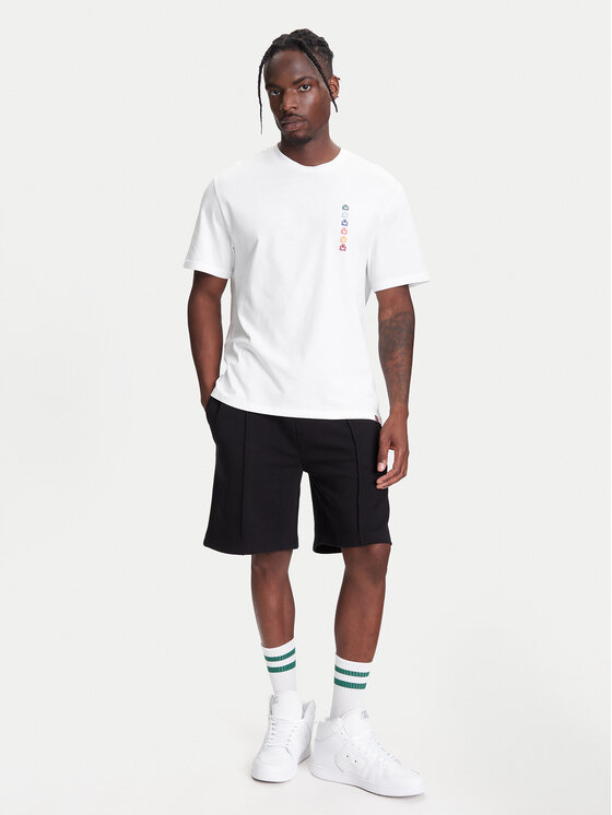 United Colors Of Benetton United Colors Of Benetton Tričko 3BL0U10A1 Biela Oversize