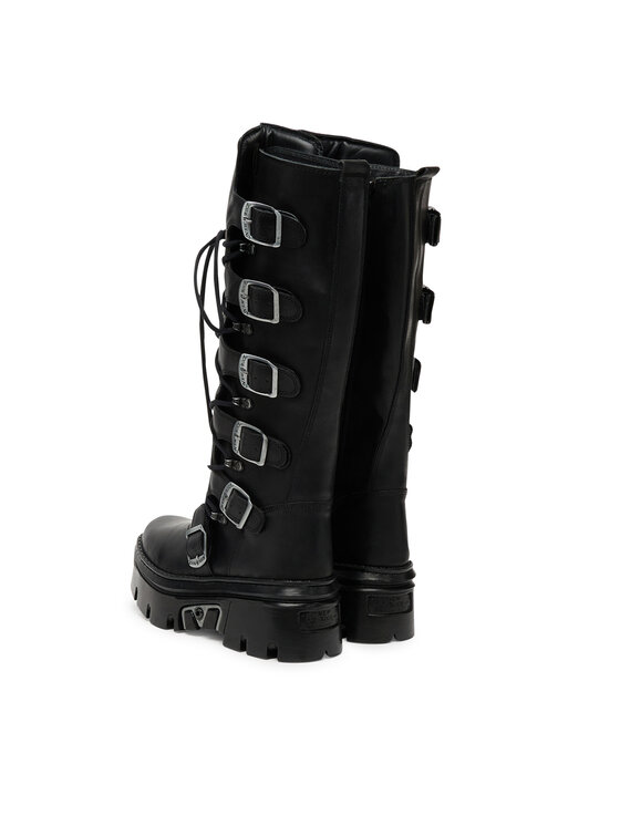 NEW ROCK NEW ROCK Ботуши M-WALL272-S1 Черен