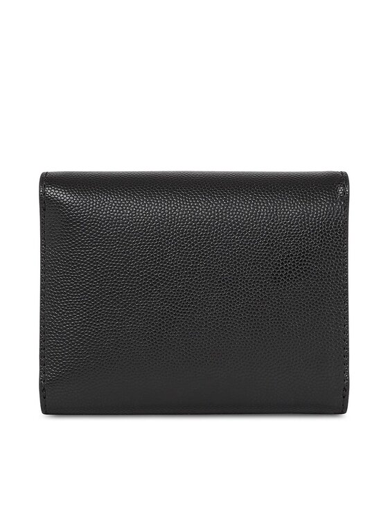 Tommy Hilfiger Tommy Hilfiger Portofel Th Timeless Med Flap W Bill AW0AW15258 Negru