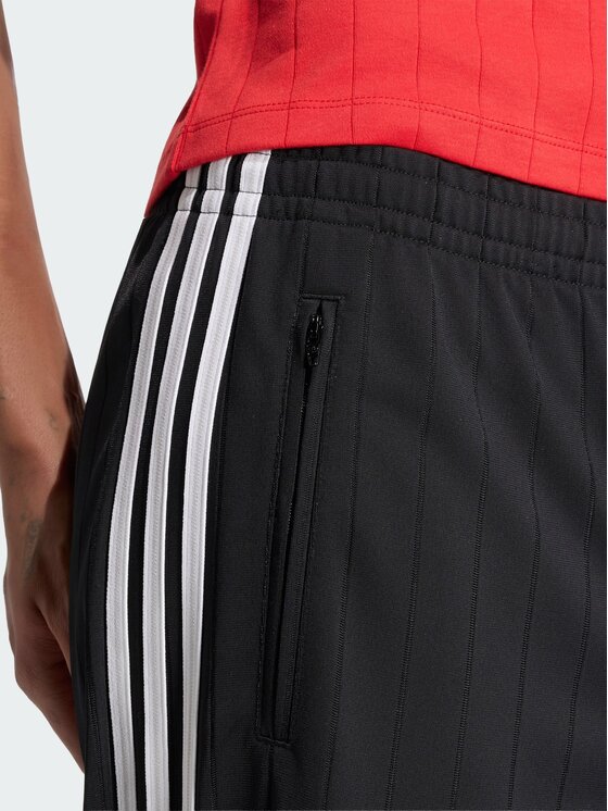 adidas adidas Spodnji del trenirke Pinstripe Firebird KS6787 Črna Loose Fit