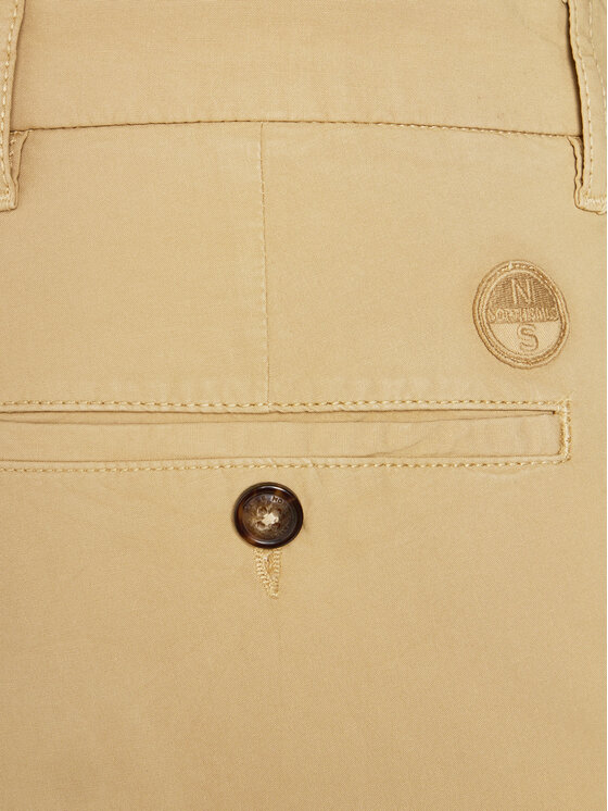 North Sails North Sails Chino Defender 673071 Bež Slim Fit