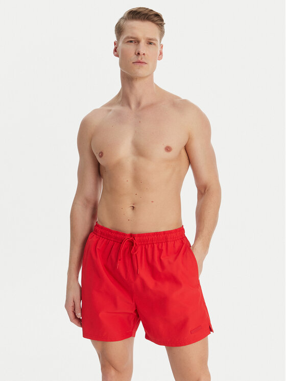 Calvin Klein Swimwear Calvin Klein Swimwear Plavecké šortky LV00N61027 Červená Regular Fit