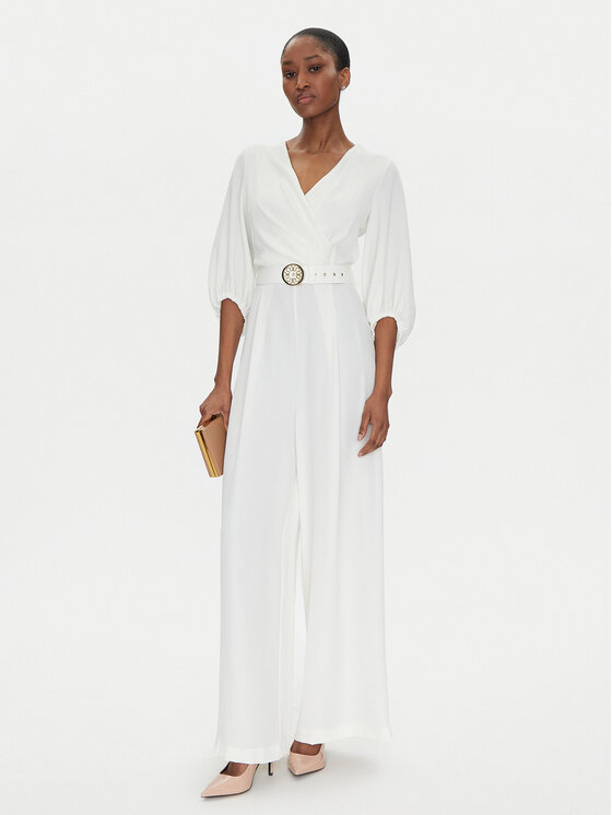 Rinascimento Rinascimento Jumpsuit CFC0122546003 Bianco Regular Fit