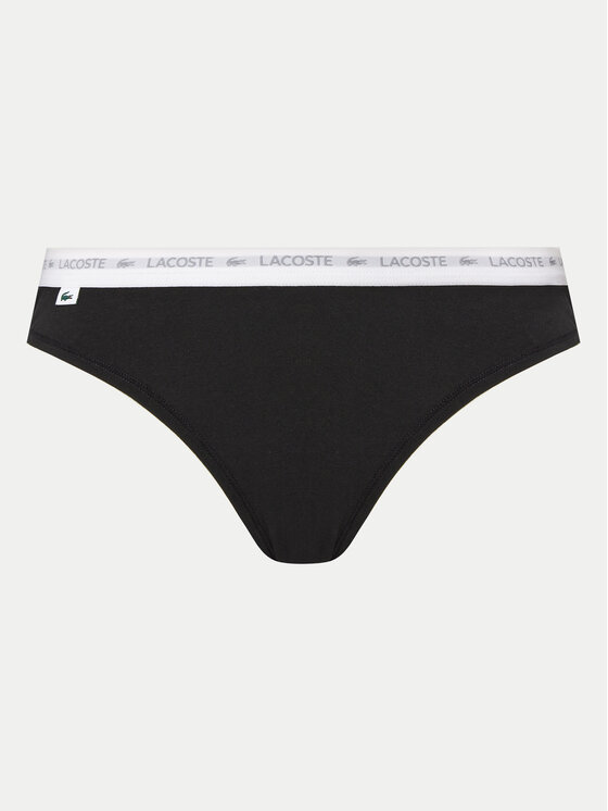 Lacoste Lacoste Набір з 3 пар класичних трусів 8F1338 Чорний
