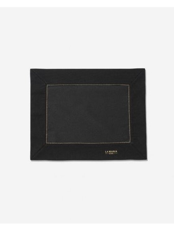 La Mania La Mania Podkładka na stół Bauhaus Black & Gold II 50x38 Czarny