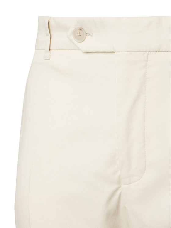 BOSS BOSS Bavlnené nohavice C-Perin 50555842 Biela Regular Fit