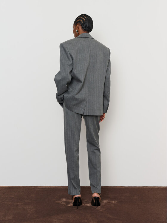 La Mania La Mania Pantalone da abito DANA 2 Grigio Classic Fit