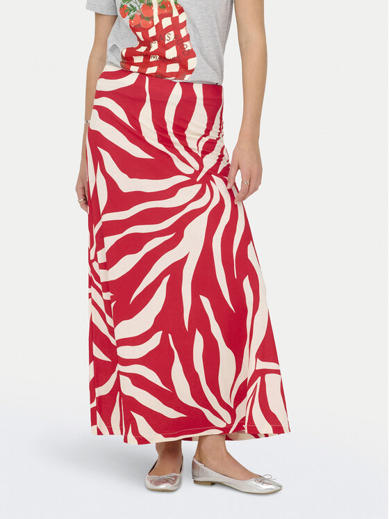 ONLY ONLY Maxi szoknya Chigo Sakura 15366894 Piros Regular Fit