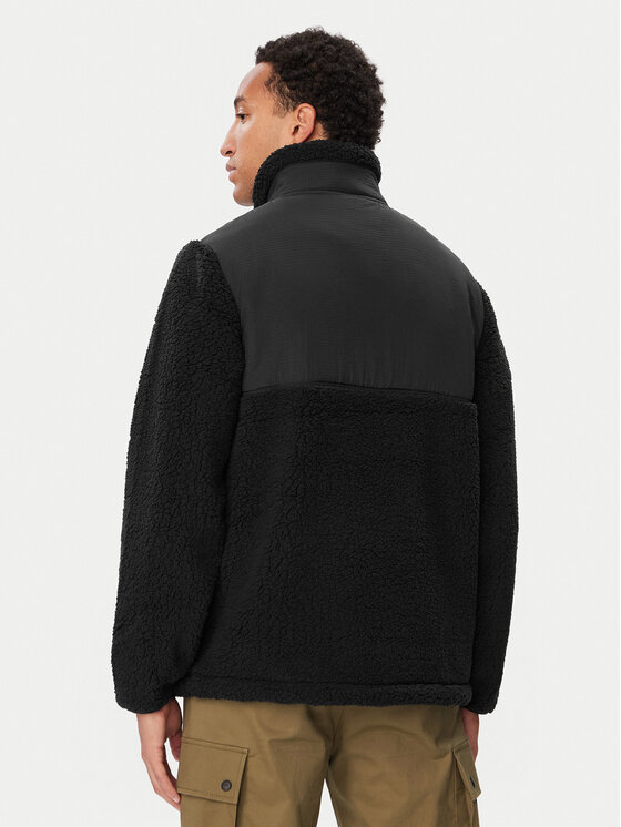Hunter Hunter Fleecová mikina Borg HARM0013262 Černá Regular Fit