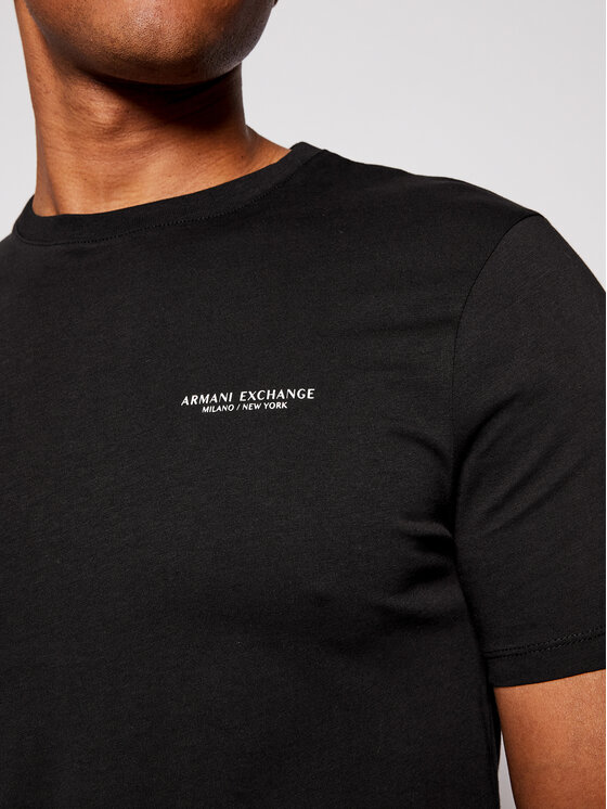 Armani Exchange Armani Exchange Tričko 8NZT91 Z8H4Z 1200 Čierna Regular Fit