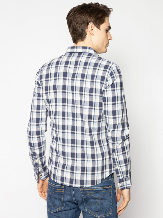 Lee Lee Camicia Clean Western L644DI35 112115488 Blu scuro Slim Fit
