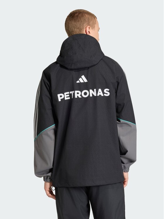 adidas adidas Kurtka przeciwdeszczowa 162813 Czarny Regular Fit