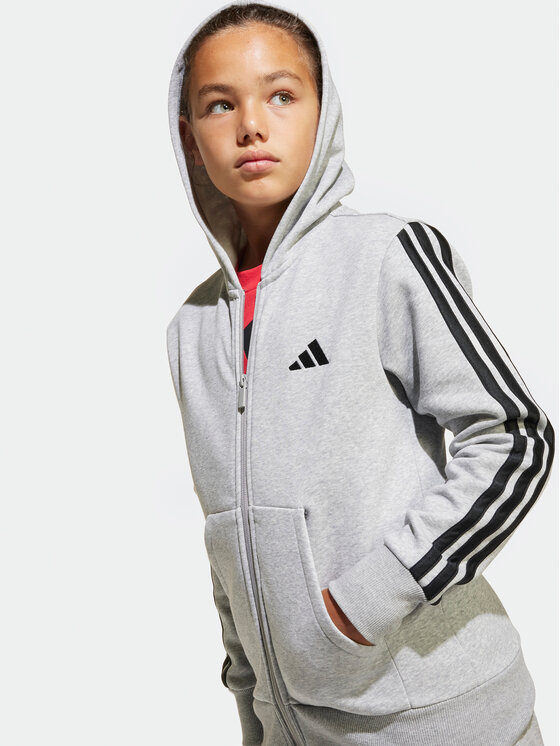 adidas adidas Felpa Essentials JD6493 Grigio Regular Fit