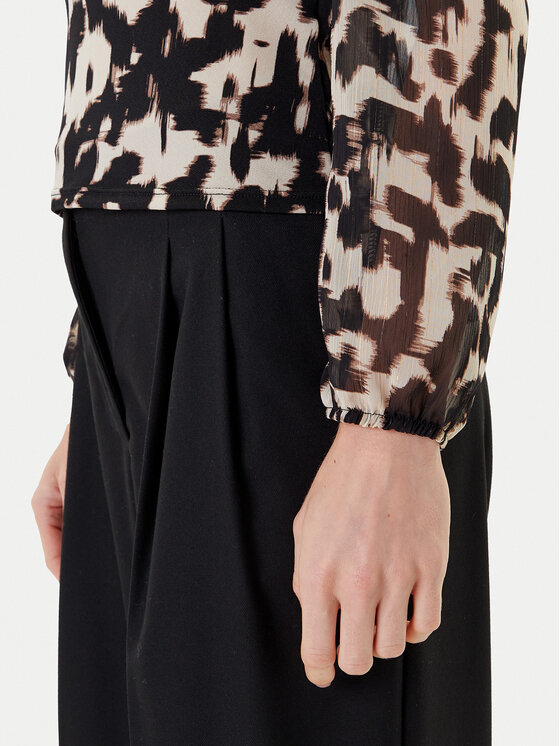 Morgan Morgan Bluse 252-TRITA Schwarz Regular Fit
