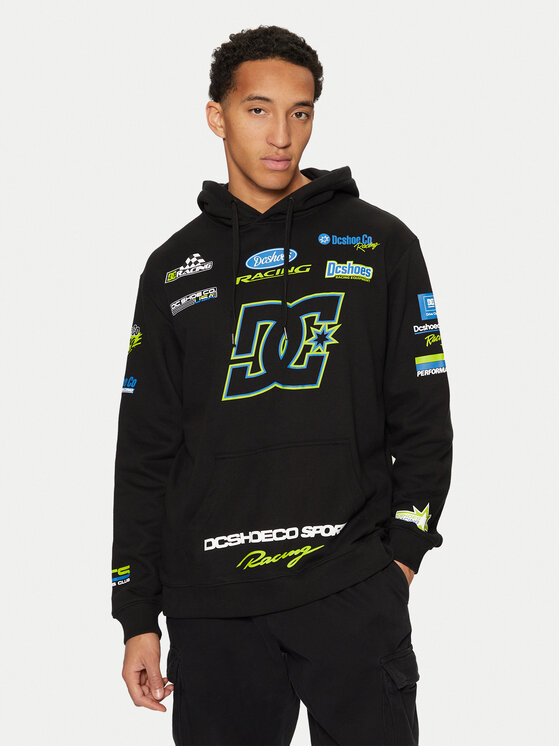 DC DC Світшот Racing ADYSF03130 Чорний Standard Fit