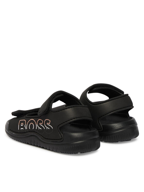BOSS BOSS Sandály J52821 S Černá